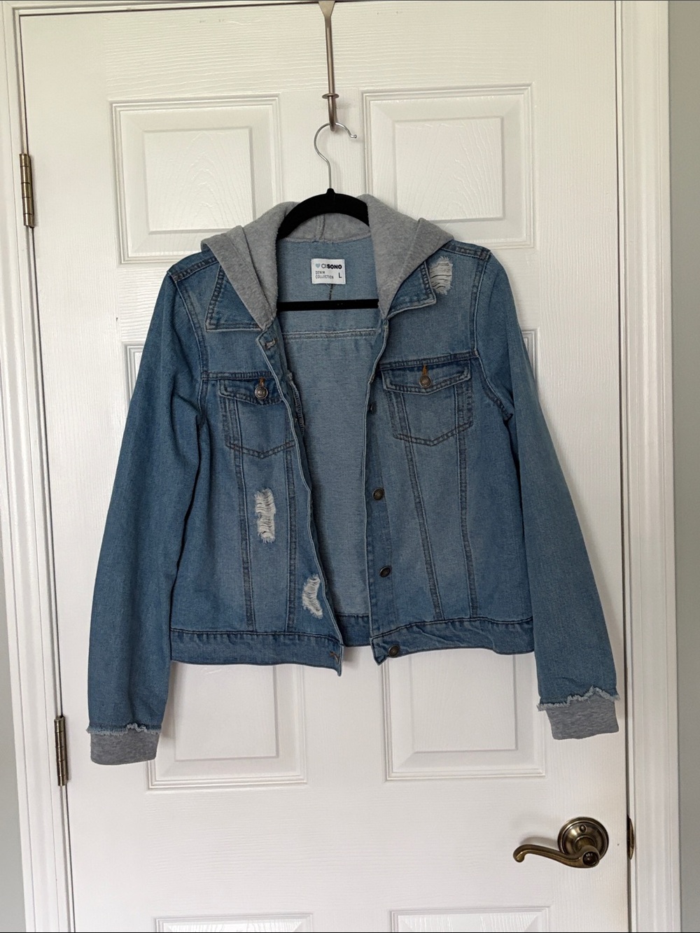 CISONO denim jacket with hood